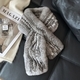 double-Sided Woven Rex Rabbit Fur Scarf For Women