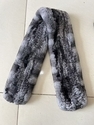 double-Sided Woven Rex Rabbit Fur Scarf For Women