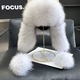 women's Fox Fur Earflap Ushanka Hat