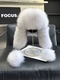 women's Fox Fur Earflap Ushanka Hat