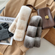rex Rabbit Fur Scarf Women Winter Double-Sided Magnetic Buckle Neck Warmer