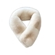 rex Rabbit Fur Scarf Women Winter Double-Sided Magnetic Buckle Neck Warmer