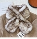faux Sable Fur Neck Warmer Scarf For Women
