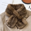 faux Sable Fur Neck Warmer Scarf For Women