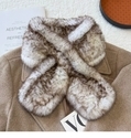 faux Sable Fur Neck Warmer Scarf For Women