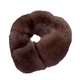 sable Fox Fur Scarf With Rex Rabbit Lining