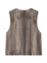 women's Whole Mink Fur Vest Gilet