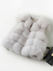 finland Imported Fox Fur Vest Women's Round Neck Waistcoat