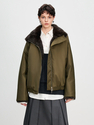 reversible Rabbit Fur Lined Parka Coat