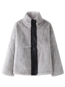 angora Rabbit Fur Lining Two-Sided Wear Winter Parka Women