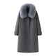 women's Finnish Fox Fur Parka With Detachable Rex Rabbit Liner