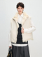 white women's Finnish Fox Fur Genuine Leather Reversible Vest