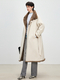 women's Reversible Long Parka With Rabbit Fur Lining