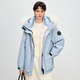 women's Fox Fur Parka With Detachable Liner Winter Coat