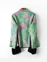 reversible Chinese Style Stand Collar Mink Fur Coat