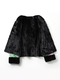 reversible Chinese Style Stand Collar Mink Fur Coat