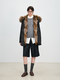 women's Fur-Lined Parka With Detachable Raccoon Fur Collar