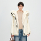 women's Winter Fox Fur Lined Detachable Fur Coat