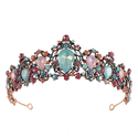 vintage KC + Mixed Colors baroque Vintage Rhinestone Bridal Tiara Headband