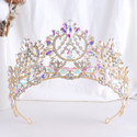 baroque Marquise Rhinestone Bridal Crown Headpiece