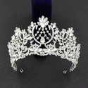 baroque Marquise Rhinestone Bridal Crown Headpiece