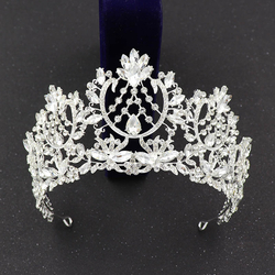 Silver With White Diamonds