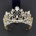 baroque Marquise Rhinestone Bridal Crown Headpiece