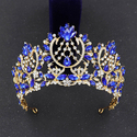 baroque Marquise Rhinestone Bridal Crown Headpiece