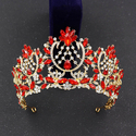 baroque Marquise Rhinestone Bridal Crown Headpiece