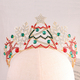 christmas Crown Snowflake Reindeer Rhinestone Crystal Princess Tiara
