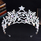 christmas Crown Snowflake Reindeer Rhinestone Crystal Princess Tiara