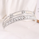 european Court Style Bridal Crown Rhinestone Pearl Tiara