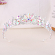 rhinestone Flower Leaf Bridal Tiara Crown