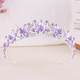 rhinestone Flower Leaf Bridal Tiara Crown