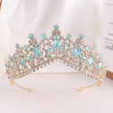 baroque Crystal Bridal Crown Wedding Headpiece