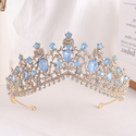 baroque Crystal Bridal Crown Wedding Headpiece