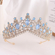 baroque Crystal Bridal Crown Wedding Headpiece