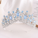 baroque Crystal Bridal Crown Wedding Headpiece
