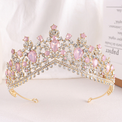 Kc Gold White Diamond + Pink Opal