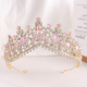 baroque Crystal Bridal Crown Wedding Headpiece
