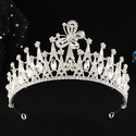 baroque Rhinestone Butterfly Bridal Tiara Wedding Hair Accessory
