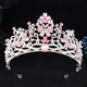 baroque Rhinestone Crystal Butterfly Tiara Bridal Crown