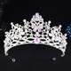 baroque Rhinestone Crystal Butterfly Tiara Bridal Crown