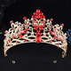 baroque Rhinestone Crystal Butterfly Tiara Bridal Crown