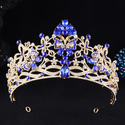 baroque Rhinestone Crystal Butterfly Tiara Bridal Crown