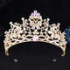 baroque Rhinestone Crystal Butterfly Tiara Bridal Crown