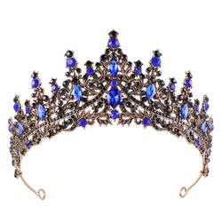 Vintage Kc Black Diamond + Sapphire Blue