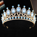 baroque Crystal Bridal Crown Hair Accessory