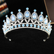 barock Kristall Brautkrone Haaraccessoire