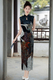 emerald Green Chinese Style Sleeveless Bodycon Long Dress